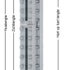 Steel KLINGER transparent level gauge  | T 100-D